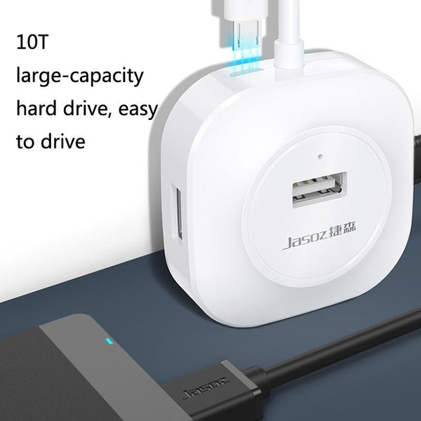 High Speed 4 Port Usb2.0 Docking Hub White 0.5M Usb Cables Hubs & Adapters