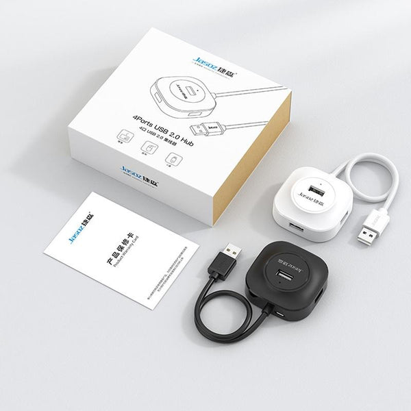 High Speed 4 Port Usb2.0 Docking Hub White 0.5M Usb Cables Hubs & Adapters