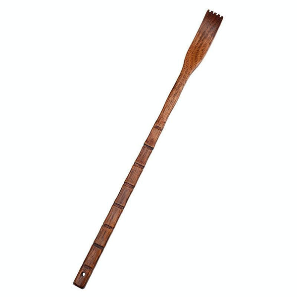 Long Handle Bamboo Back Scratcher Red Massagers