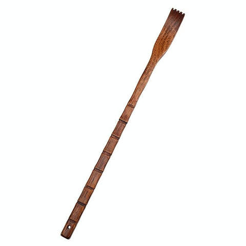 Long Handle Bamboo Back Scratcher Red Massagers