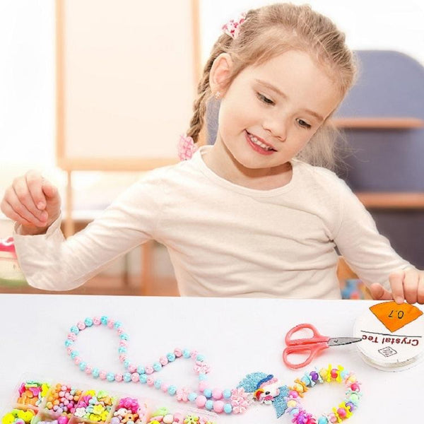 24 Grids Diy Beaded Jewelry Set For Kids Craft Beads