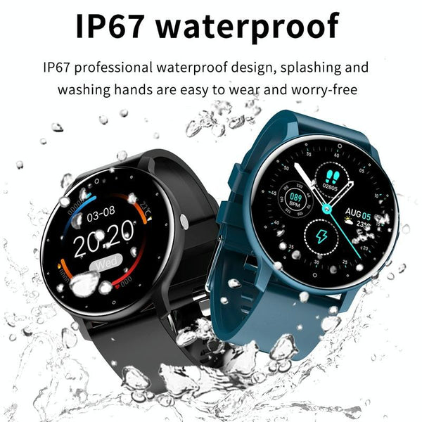 Smart Watch Heart Rate Blood Oxygen Pressure Monitoring Bluetooth Calling Mesh Black Smart Watches