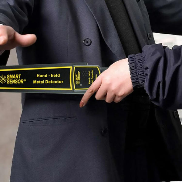 Handheld Security Metal Detector 60Mm Detection Range Metal Detectors