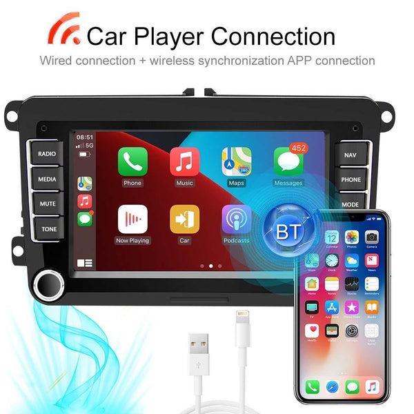7 Inch Android Car Navigation Player + Wireless Carplay 2 32G Ahd Camera Other Car Video