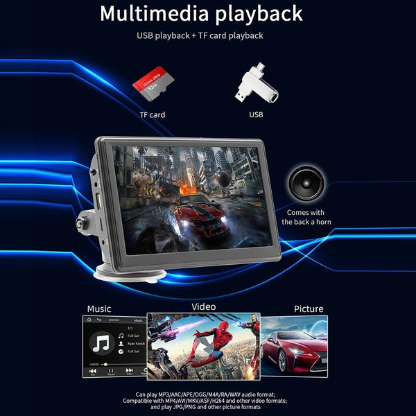 7 Inch Carplay Radio 1080P Touch Screen Mp5 Player Other Car Audio