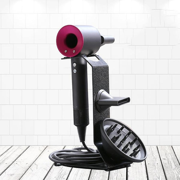 Universal Hair Dryer Stand No Drilling Black Hair Dryers