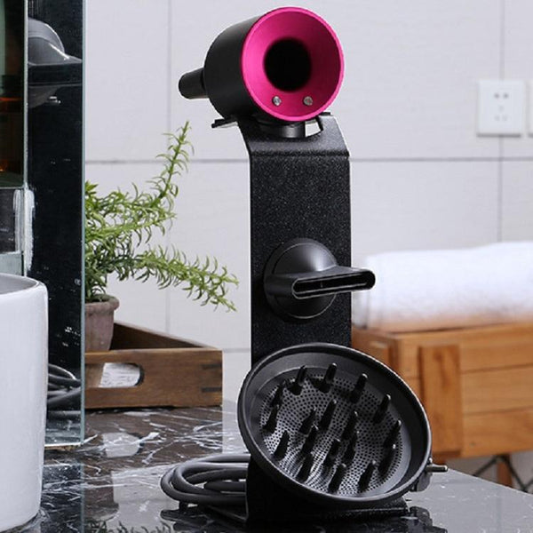 Universal Hair Dryer Stand No Drilling Black Hair Dryers