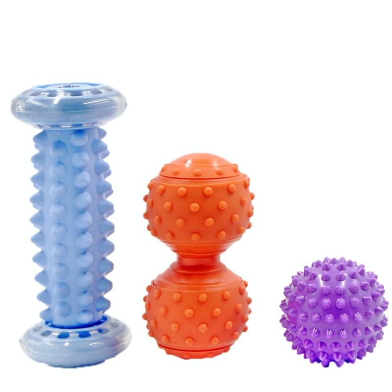 Plantar Fascia Massage Ball Set Blue Foot Bottom Bump Peanut 7Cm Tattan Muscle Relaxation Fitness Hand Holding Massagers