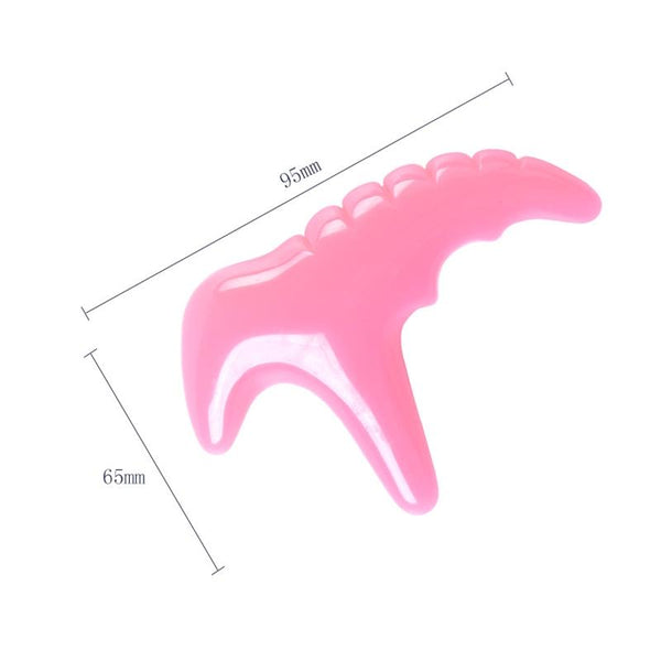 Resin Pink Silicone Thumb Massager For Muscle Relaxation And Fascia Massagers