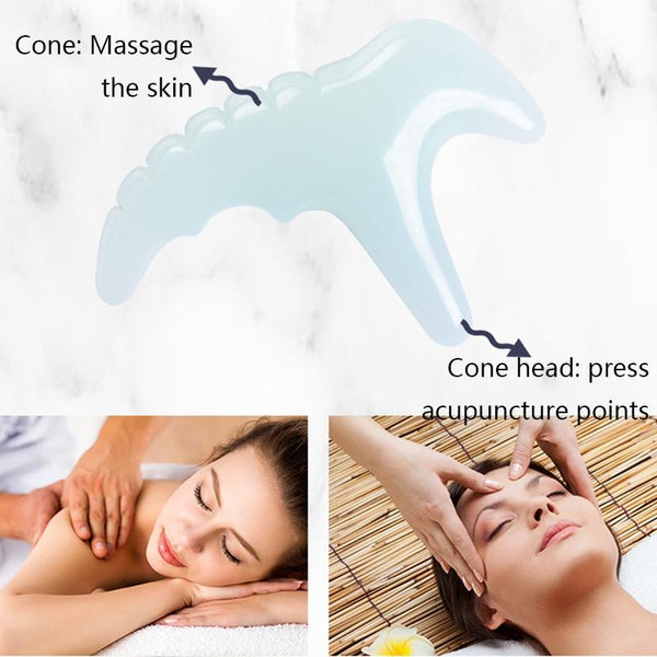 Resin Pink Silicone Thumb Massager For Muscle Relaxation And Fascia Massagers