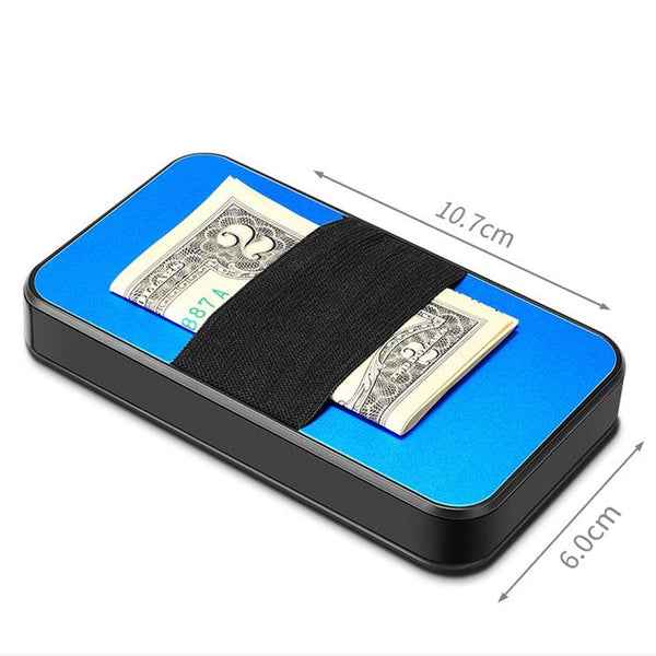 Rfid Blocking Metal Card Holder Automatic Shift Business Case Carbon Fiber Business Card Holders