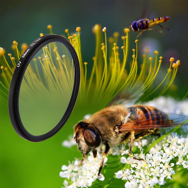 3 In 1 58Mm Round Uv Filter With Cap For Gopro Hero7 / 6 Camera Drone Accessories