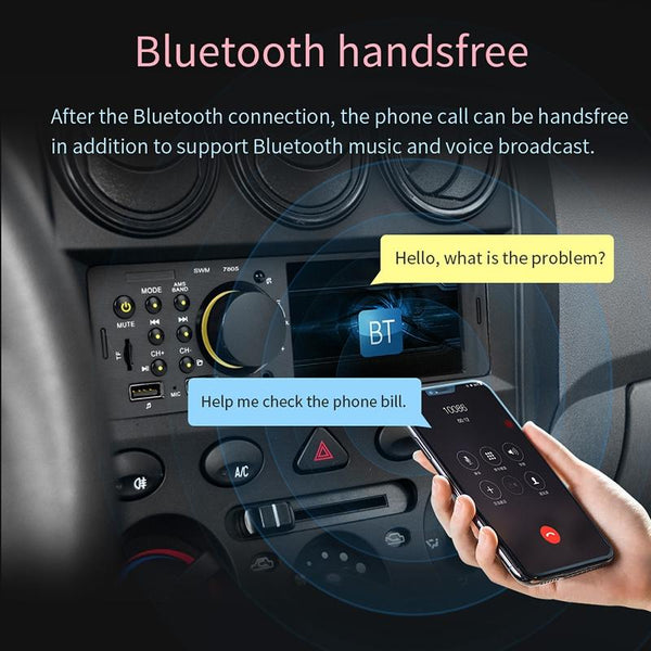 4.1 Inch Car Mp5 Player W / Fm Bluetooth Tf & Remote Other Car Audio