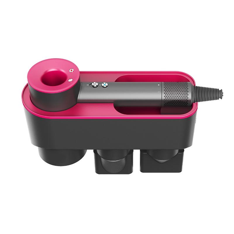 Wall Mounted Hair Dryer Bracket Storage Rack Black Nickel Ordinary Purple Red Bathroom Storage & Organisers