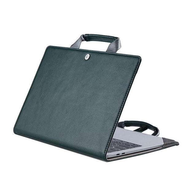 15.4 Inch Macbook Pro Protective Tote Bag Dark Green Laptop Cases & Bags