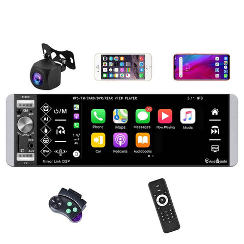 5.1 Inch Ips Capacitive Carplay Player + Ahd Camera Other Car Video