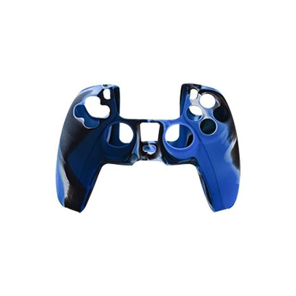 Camouflage Blue Silicone Case For Ps5 Controller Protective Cover Other Video Game Accessories