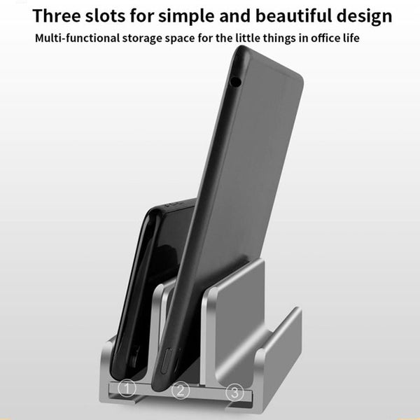 Multifunctional Aluminum Storage Stand For Laptop Tablet And Phone Stands Holders & Car Mounts