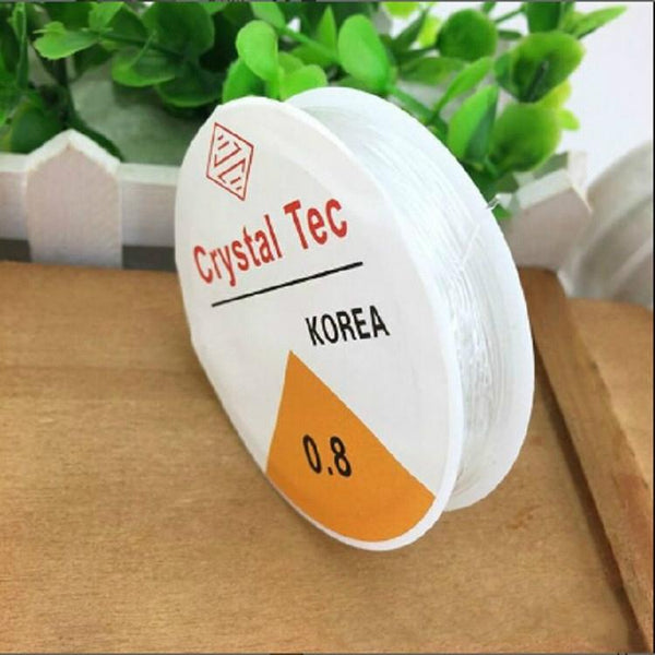 5 Transparent Fishing Line Elastic Wire Rope For Diy Jewelry 0.8Mm Fishing Lines & Leaders