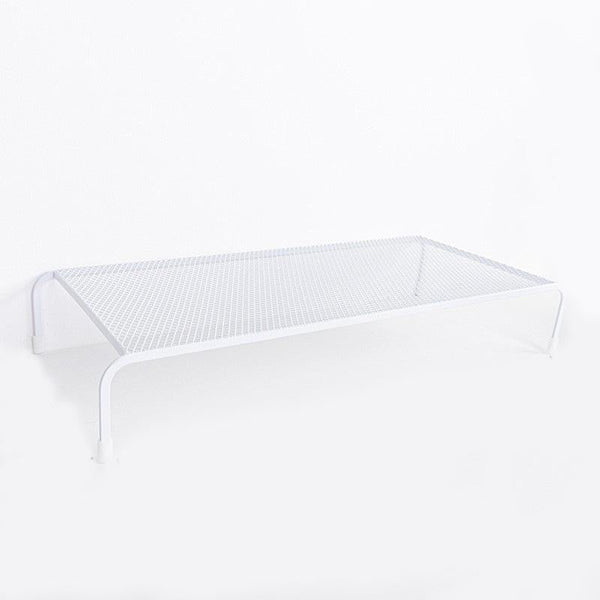 Desk Organizer Bracket For Elevated Computer Monitor Wrought Iron Deepen Dual Layer Monitor Mounts & Stands