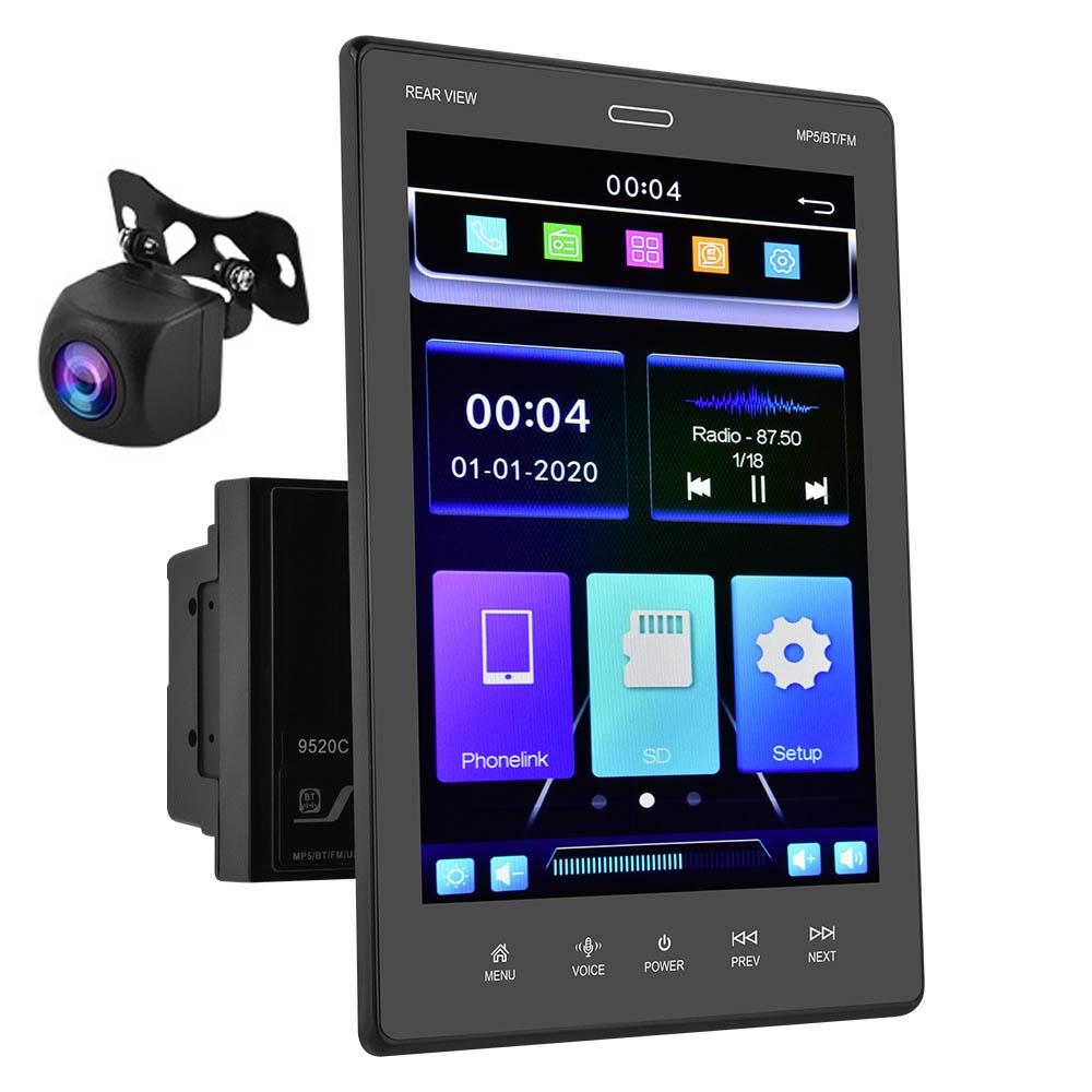 9.5 Inch Vertical Screen Car Mp5 Player + Ahd Camera Other Car Video