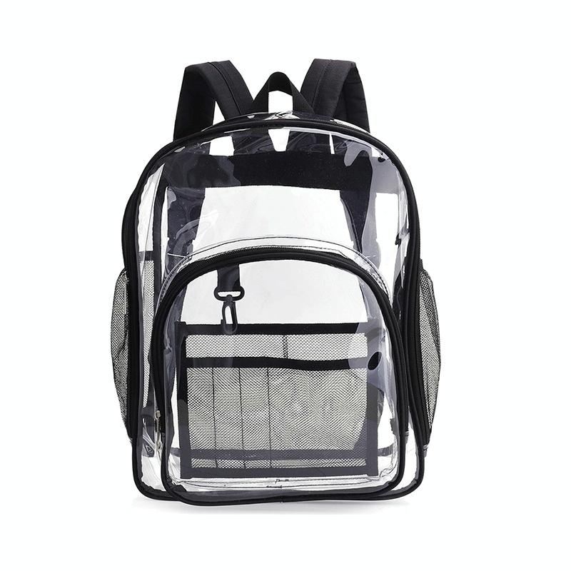 Waterproof Pvc Backpack For Students Compact And Durable Small Black Backpacks