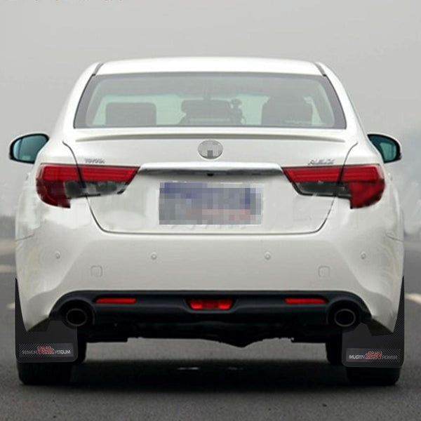 A Pair 3D Carbon Universal Racing Mudflaps Fender Guard Fenders & Mud Guards