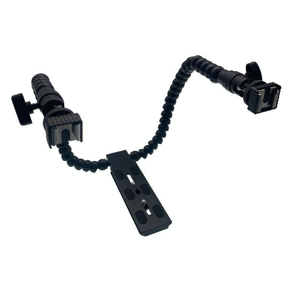Dual Arm Flash Bracket Mount For Hot Shoe Flash Brackets
