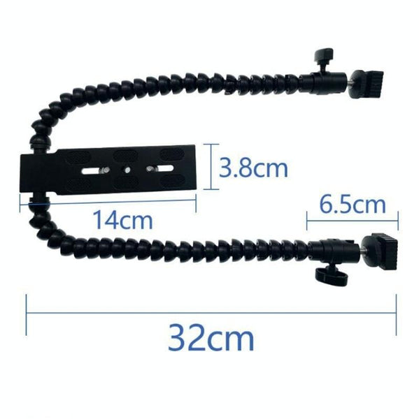 Dual Arm Flash Bracket Mount For Hot Shoe Flash Brackets