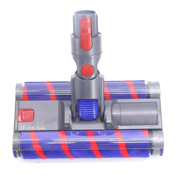 Double Roller Soft Velvet Floor Brush With Led For Dyson Vacs Vacuum Cleaner Parts