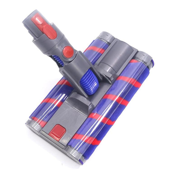Double Roller Soft Velvet Floor Brush With Led For Dyson Vacs Vacuum Cleaner Parts
