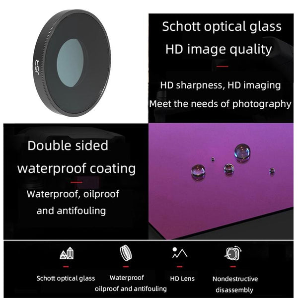 Nd8 And Nd16 Cpl Lens Filter For Dji Action 3 Camera Drone Accessories