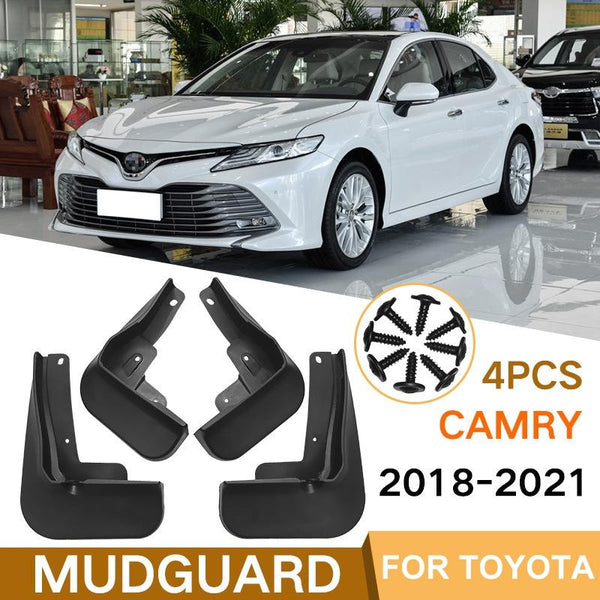 For Toyota Camry 2018 2021 4Pcs / Set Car Auto Soft Plastic Splash Flaps Fender Guard Fenders & Mud Guards