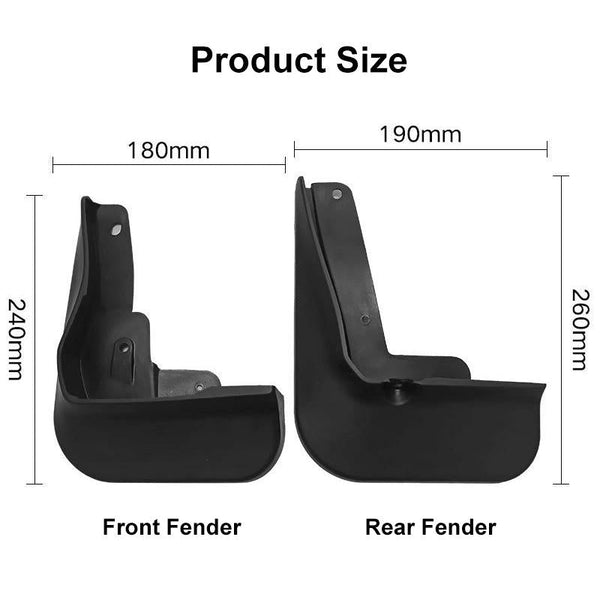 For Toyota Camry 2018 2021 4Pcs / Set Car Auto Soft Plastic Splash Flaps Fender Guard Fenders & Mud Guards