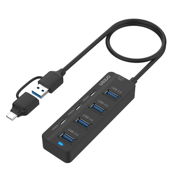 7 Port Usb3.0 + Type C Docking Station With Otg Usb Cables Hubs & Adapters
