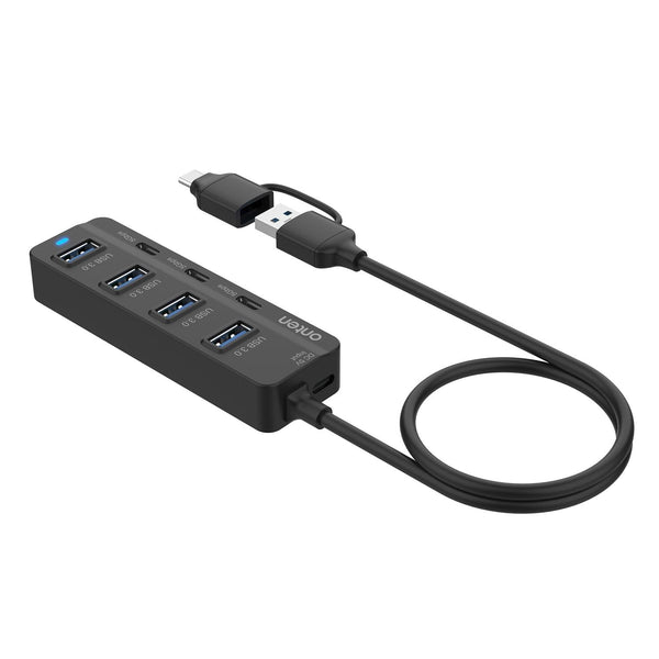 7 Port Usb3.0 + Type C Docking Station With Otg Usb Cables Hubs & Adapters
