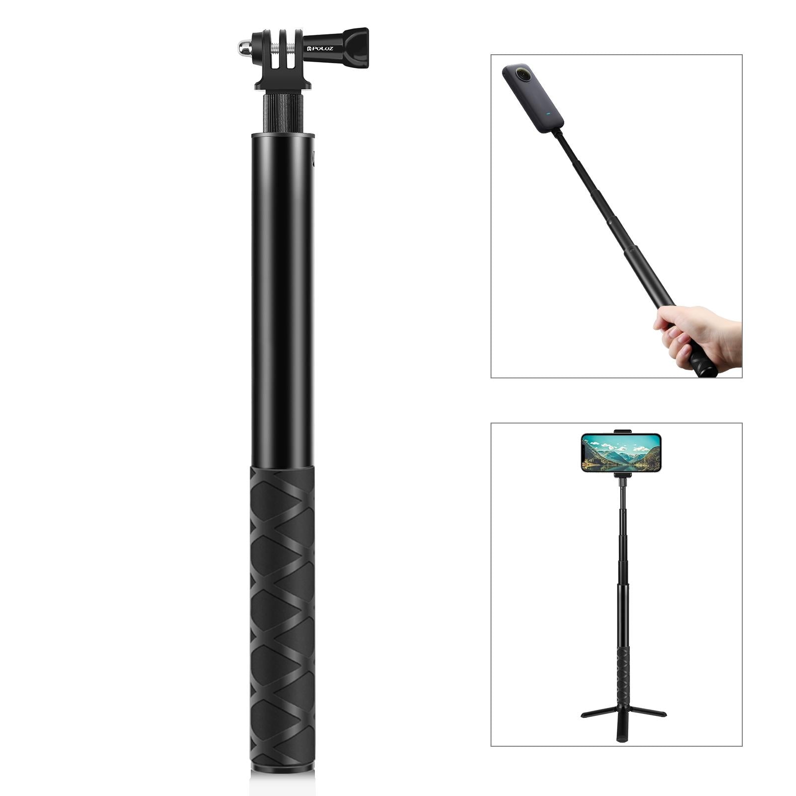 110Cm Metal Selfie Stick Monopod For Insta360 One Rs X2 X3 X4 Selfie Sticks