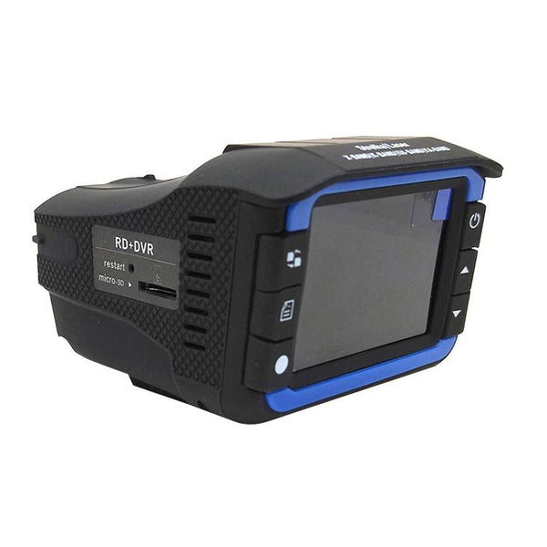 2 In 1 Electronic Dog Driving Recorder With Radar Warning Video In Dash Units W/O Gps