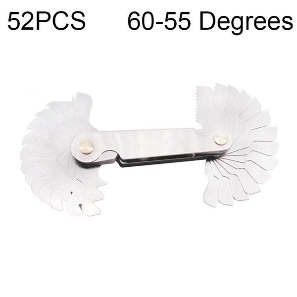 Stainless Steel Thread Gauge 52 Pcs Metric & British 60 / 55 Degrees Other Measuring & Layout Tools