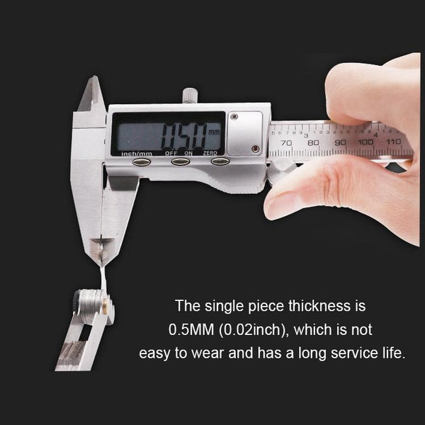 Stainless Steel Thread Gauge 52 Pcs Metric & British 60 / 55 Degrees Other Measuring & Layout Tools