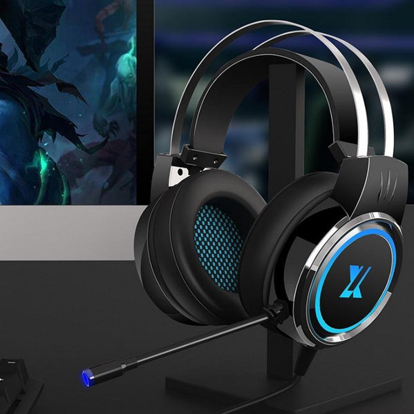 X8 Double Hole Gaming Headset With Mic Stars White Headsets