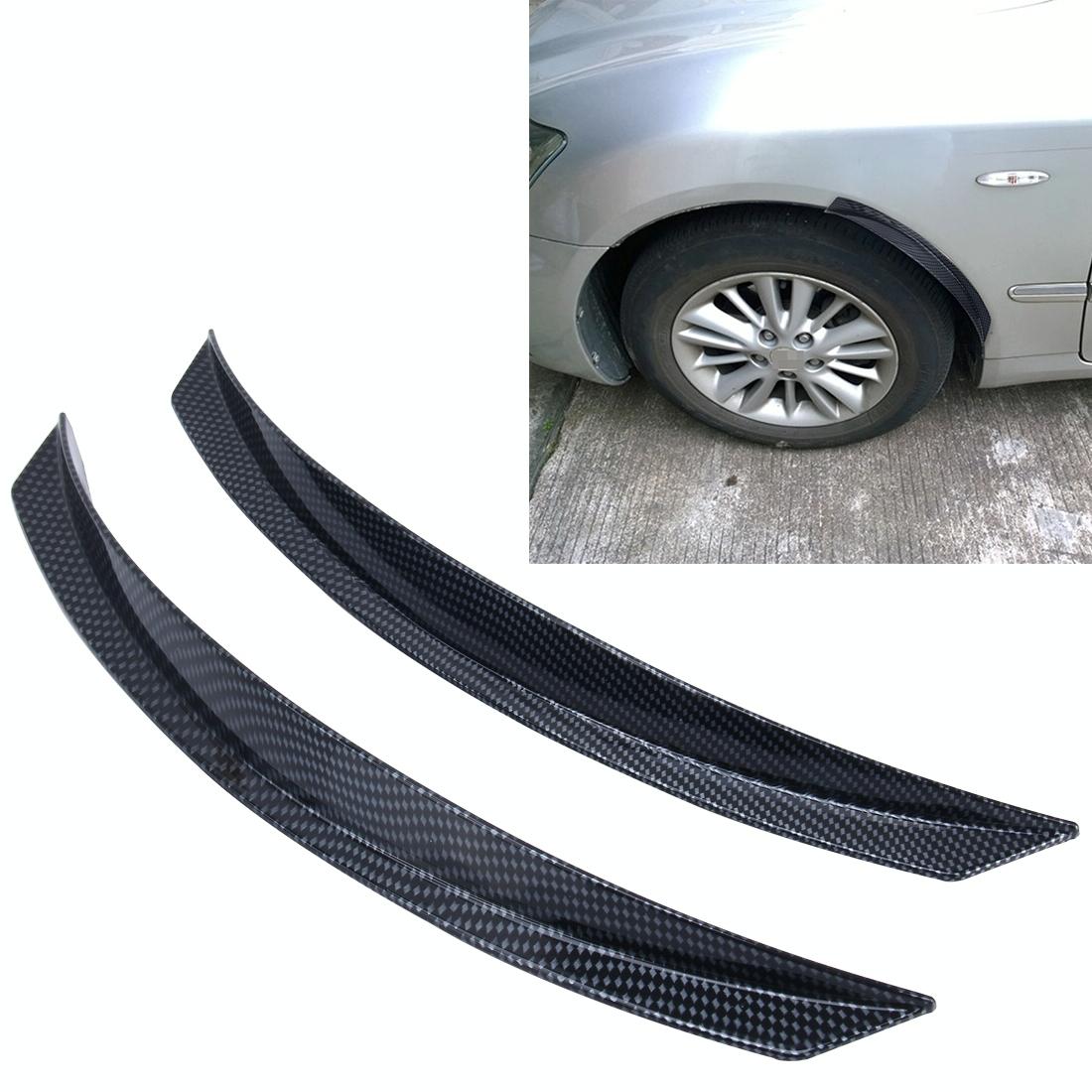 2 Pcs Car Auto Rubber Fender Guard Protection Strip Scratch Protector Sticker Fenders & Mud Guards