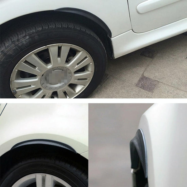 2 Pcs Car Auto Rubber Fender Guard Protection Strip Scratch Protector Sticker Fenders & Mud Guards