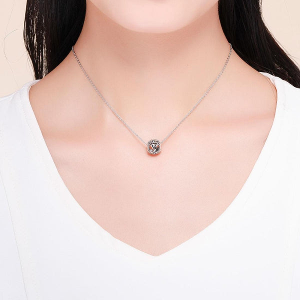 925 Sterling Silver Personalized Letter Beads For Diy Bracelets & Necklaces Style Y Charms & Pendants