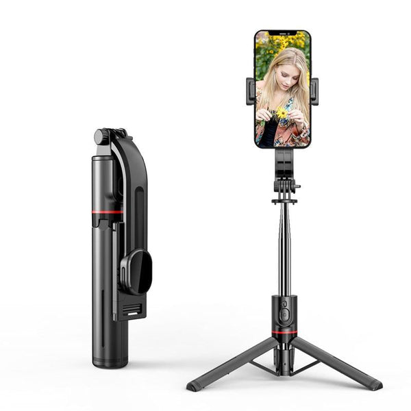 Bluetooth Remote Selfie Stick With Tripod Phone Holder For Audio And Video Use Selfie Sticks