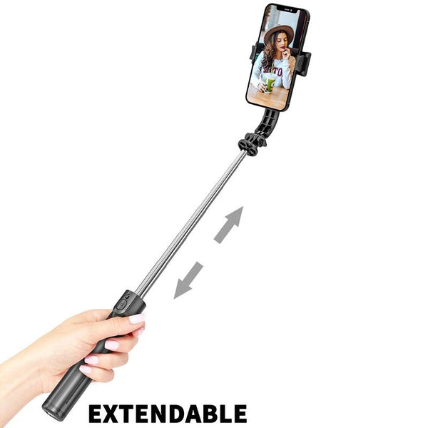 Bluetooth Remote Selfie Stick With Tripod Phone Holder For Audio And Video Use Selfie Sticks