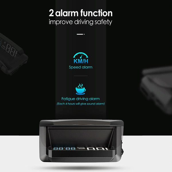 3.5 Inch Car Gps Hud Display Speed Time Distance Other Car Audio