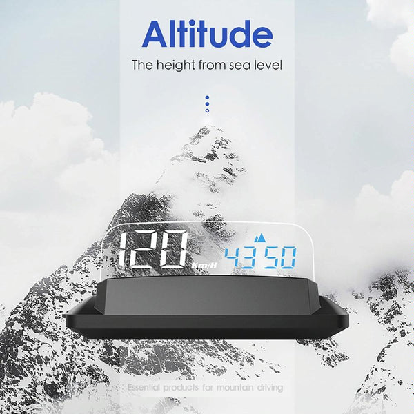 3.5 Inch Car Gps Hud Display Speed Time Distance Other Car Audio