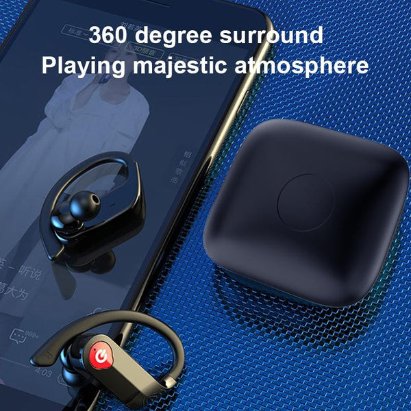 Wireless Sports Bluetooth Earphones With Charging Box Q83 Earbuds