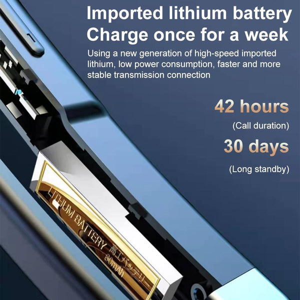 Wireless Bluetooth Earphone With Rotatable Earhook Noise Cancelling Headsets & Earpieces